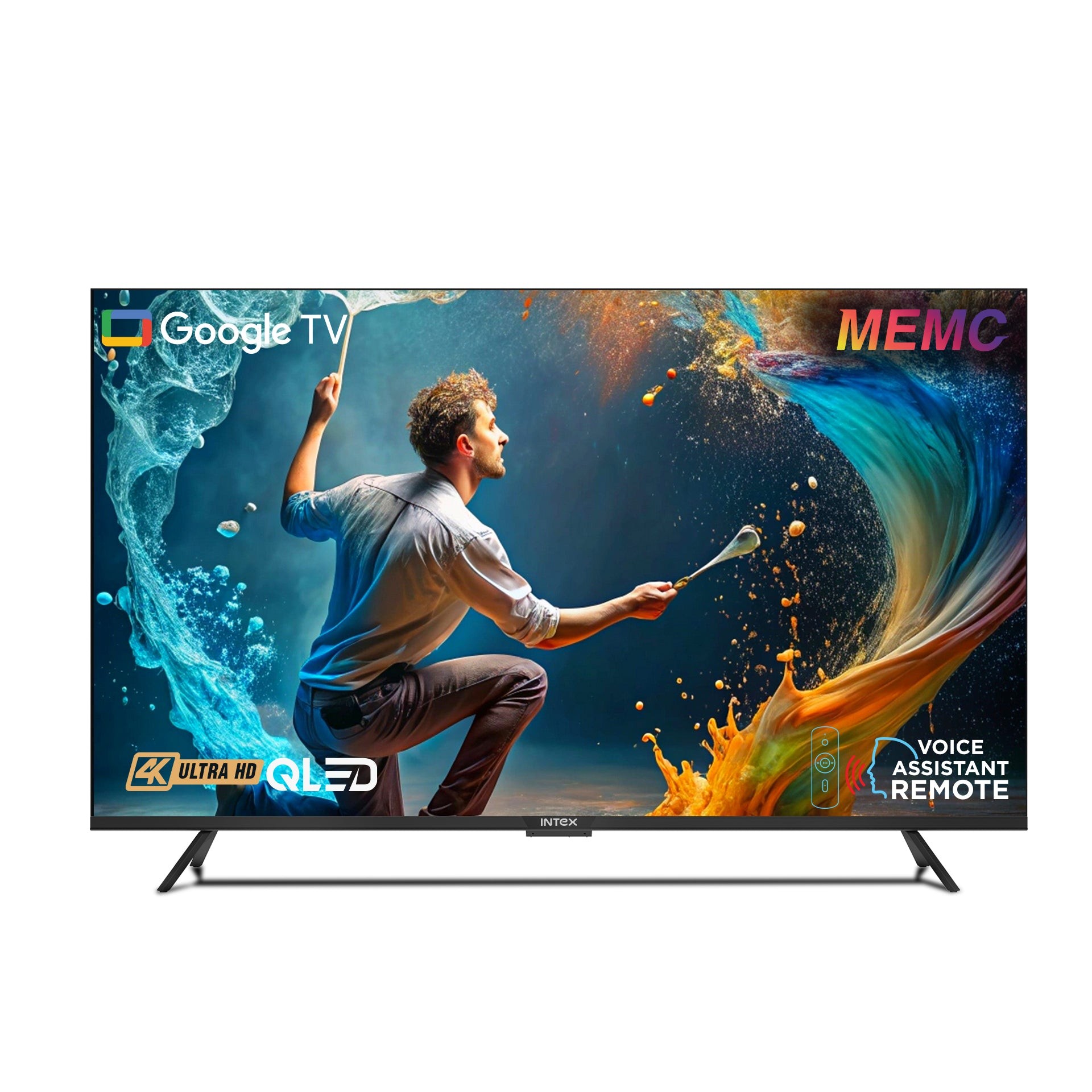Intex 75-inch 4K UHD QLED Google TV LED-GQ7511 — Intex