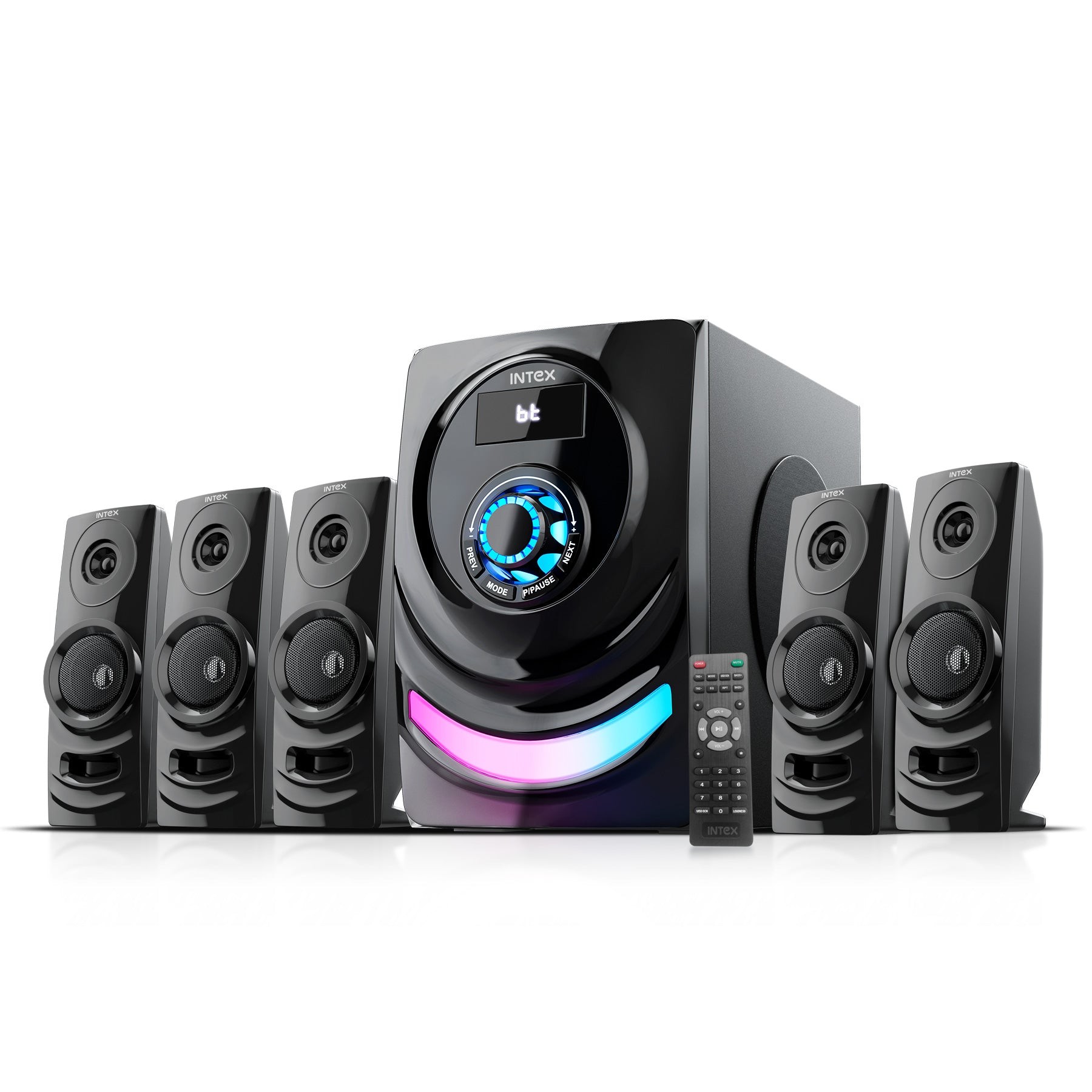 Intex Roar 1000 5.1 Multimedia Speaker — Intex