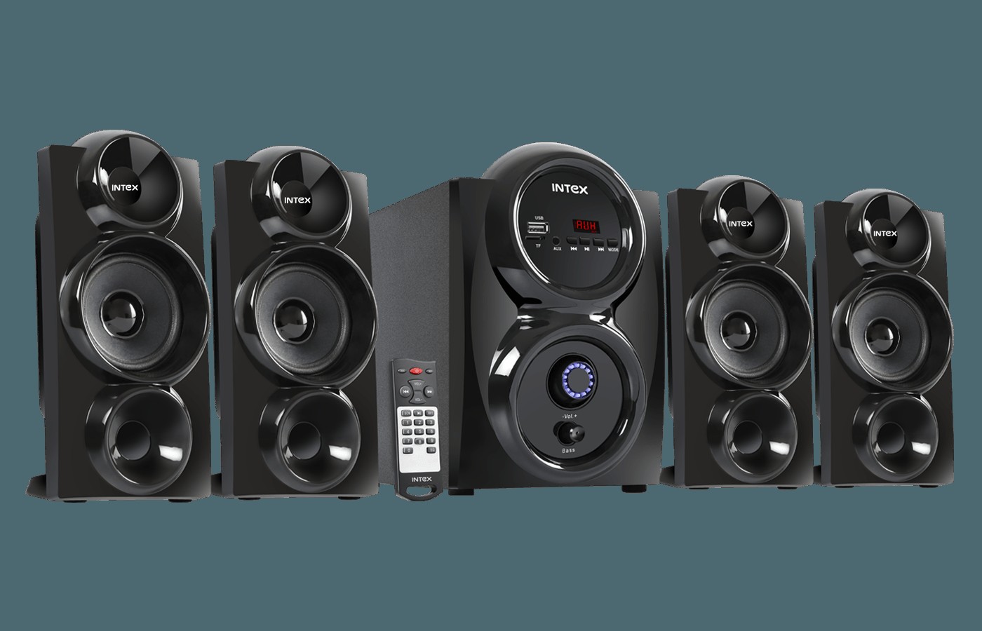 Intex Roar 4751 (Shine Pro) 4.1 Multimedia Speaker — Intex