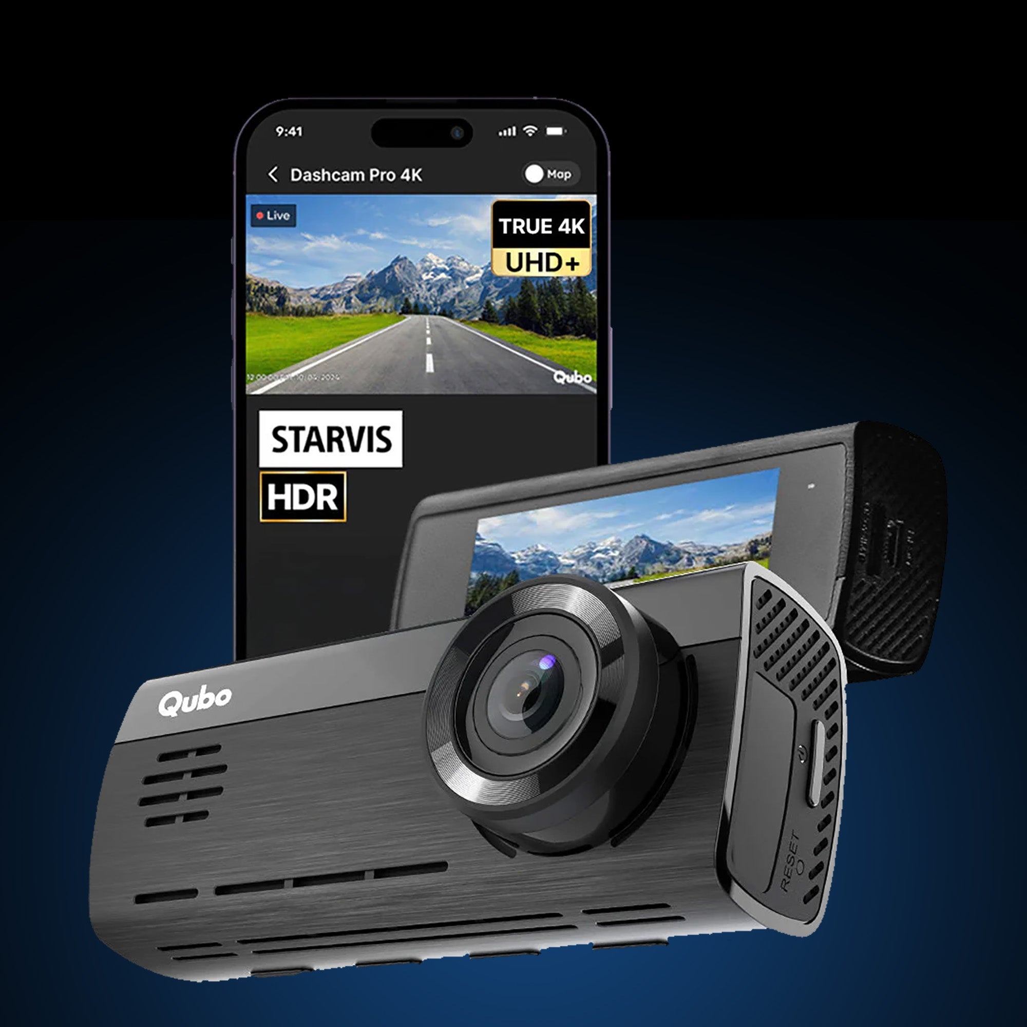 Dashcam Pro 4K (Front) — Qubo