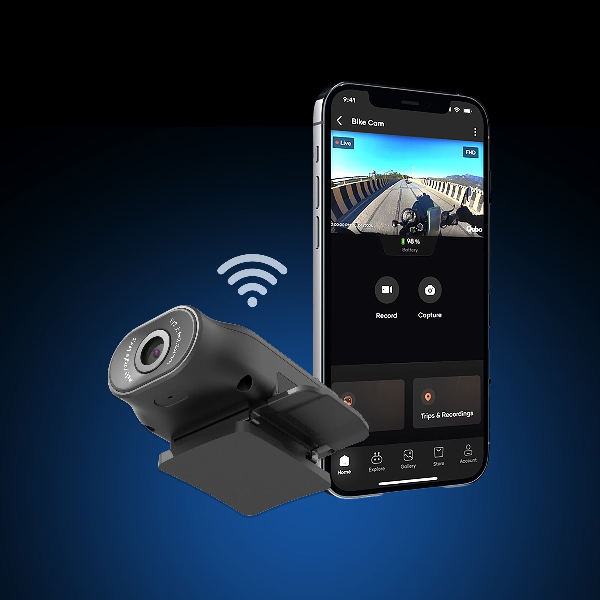 Smart Bike Cam Pro — Qubo