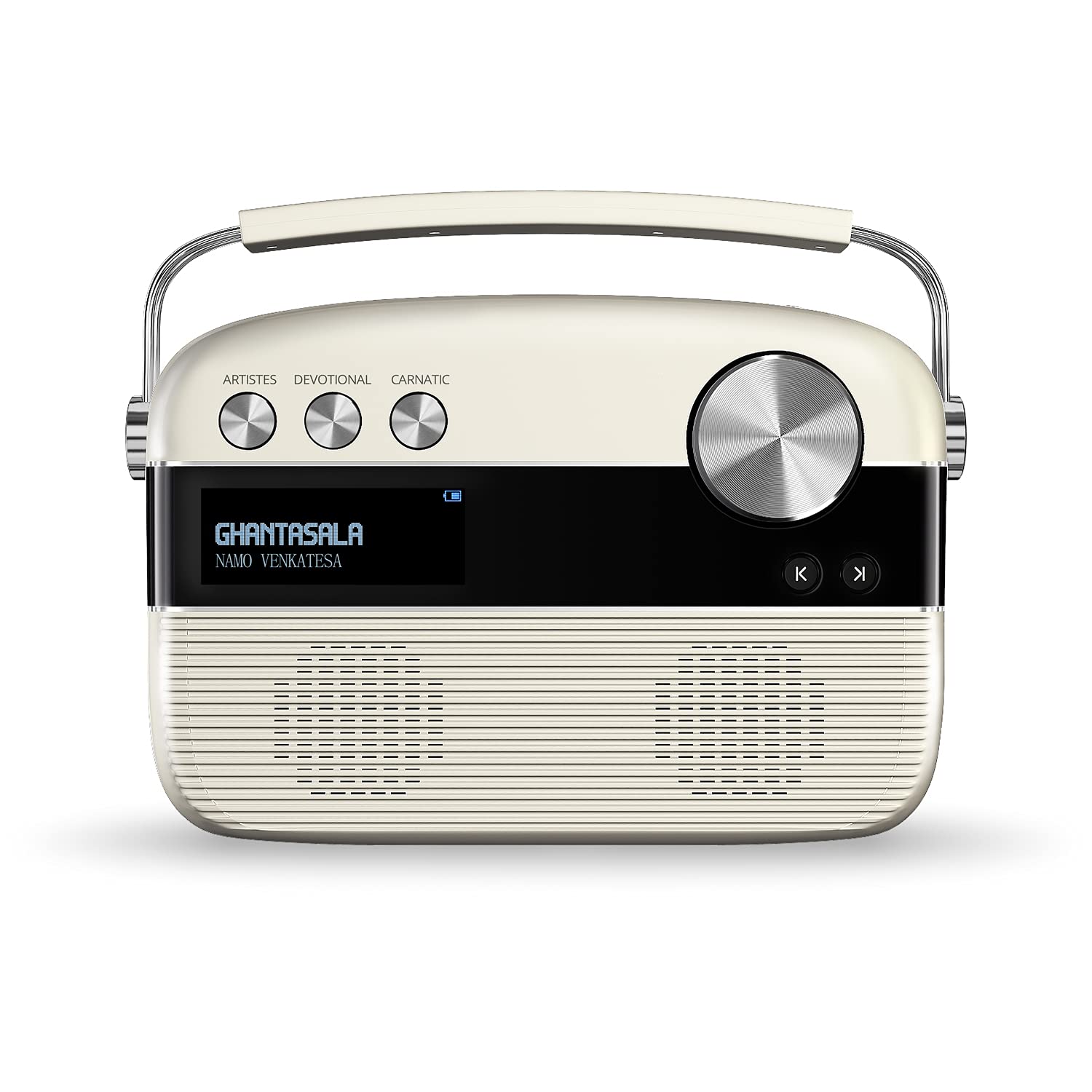 Carvaan Classic Telugu Porcelain White — Saregama